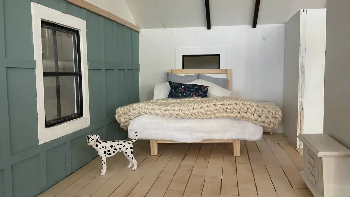 Dog bed at home